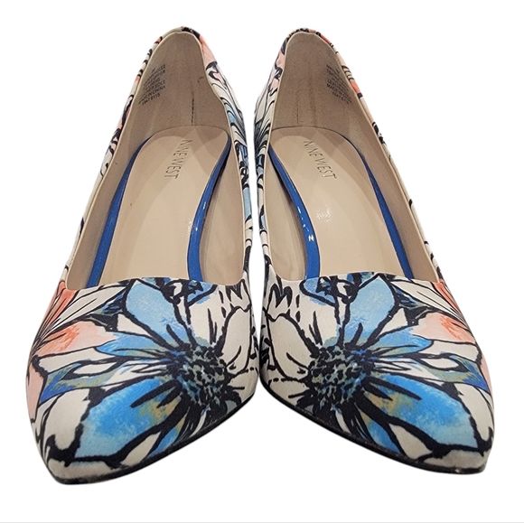 Nine West Women's Floral High Heel Shoes - Picture 8 of 17